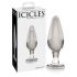 Icicles No. 26 - conical glass anal dildo (translucent)