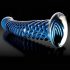 Icicles No. 29 - Spiral Glass Dildo with Penis Shape (Blue)