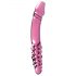 Icicles No. 57 - Double-Ended Glass Dildo with Penis (Pink)