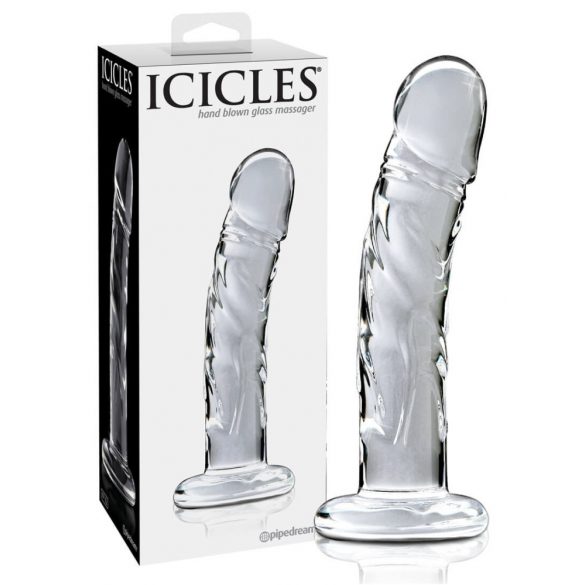 Icicles No. 62 - godemichet en verre (transparent)