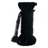 Fetish Silky Rope - Frânghie Shibari - 10m (negru)