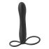 Fetish Double Trouble - Cock and Ball Ring with Anal Dildo (Black)