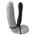 Fétiche Double Problème - Anneaux pénis et testicule avec plug anal (noir)