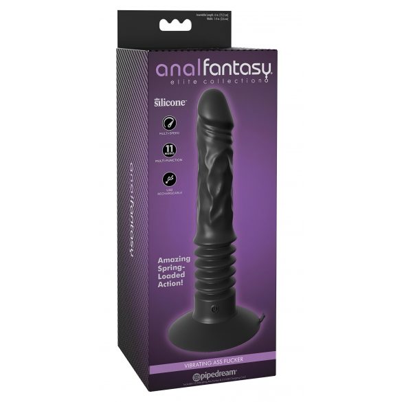 Analfantasy Rumpa Vibrator - uppladdningsbar (svart)