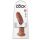 King Cock 9 - realistischer Dildo mit Saugnapf (23cm) - dunkles Natur