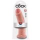 King Cock 10 - Large Suction Cup Dildo (25cm) - Natural