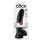 Cock King 9 con Testicoli e Ventosa - Dildo Nero Grande (23cm)