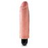 Pipedream King Cock 6″ Vibrating Stiffy - vodotěsný, realistický vibrátor (15cm) - tělová barva