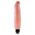 King Cock 7 Stiffy - vattentät, realistisk vibrator (18 cm) - hudfärgad