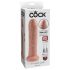 Koning Pik 7 - realistische dildo (18 cm) - natuur