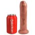 King Cock 7 - Lifelike Dildo (18cm) - Dark Natural