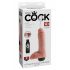 Kung Cock 8 - realistisk sprutande dildo (20cm) - natur