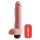 King Cock 11 - realistischer spritzender Dildo (28 cm) - Naturfarbe