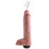 King Cock 11 - realistyczne dildo do squirtingu (28 cm) - naturalne