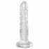 King Cock Clear 6 - zuignap dildo (15 cm)