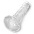 King Cock Clear 6 - dildo cu ventuză (15cm)