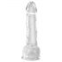 King Cock Clear 7 - Suction Cup Dildo with Balls (7 inch)