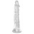 King Cock Clear 8 - zuignap grote dildo (20cm)