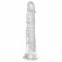 King Cock Clear 8 - Large Suction Cup Dildo (8 inch)