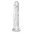 King Cock Clair 8 - Gode à ventouse, grand (20 cm)