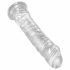 King Cock Clear 8 - Large Suction Cup Dildo (8 inch)