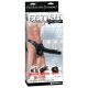 Fetish Strap-On 12 - Hollow Strap-On Dildo (Black)