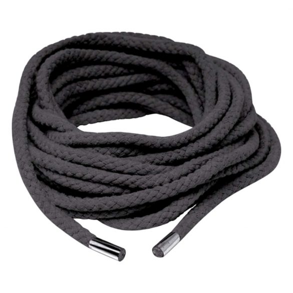 Fetish Silk Rope - Frânghie Shibari pentru bondage - 10m (negru)