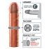 X-TENSION Perfect 2 - Realistic Penis Sleeve (20.3cm) - Natural