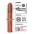 X-TENSION Perfect 3 - realistische penis sleeve (22,8cm) - natuur