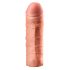 X-TENSION Mega 1 - Realistic Penis Sleeve (17.7cm) - Natural