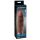 X-TENSION Mega 2 - Realistic Penis Sleeve (20.3cm) - Dark Natural