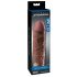 X-TENSION Mega 2 - Realistic Penis Sleeve (20.3cm) - Dark Natural