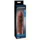 X-TENSION Mega 2 - realistična nožnica za penis (20,3 cm) - temno naravna