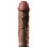 X-TENSION Mega 2 - Realistic Penis Sleeve (20.3cm) - Dark Natural