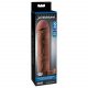 X-TENSION Perfect 2 - Ball Strap Penis Sleeve (19cm) - Dark Natural