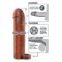 X-TENSION Perfect 2 - Ball Strap Penis Sleeve (19cm) - Dark Natural