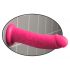 Dillio 8 - pieguļošs, reālistisks dildo (20cm) - rozā