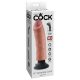 Κing Cock 8 - εύκαμπτος ρεαλιστικός δονητής (25cm)