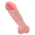 King Cock 15 - gigantski, ljepljivi dildo s testisima (38 cm) - prirodan