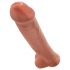 King Cock 15 - gigant dildo (38cm) - tamni natur