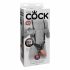 King Cock Strap-on 10 - ihålig strap-on dildo (25 cm)