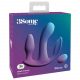 3Some Total Ecstasy - Rechargeable, Wireless Triple Vibrator (Purple)