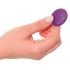 3Some Joie Totale - Triple Vibromasseur Rechargeable et Radio (Violet)