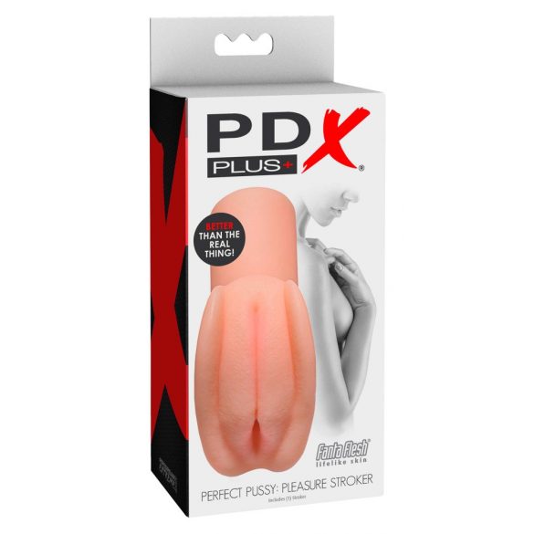 PDX Pleasure Stroker - ρεαλιστικό τεχνητό αιδοίο αυνανιστής (φυσικό χρώμα)