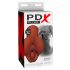 PDX Pick Your Pleasure Stroker - 2in1 Realistic Masturbator (Brown)