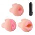 Pipedream Travel Trio - vibrating penis pump set (black-natural)