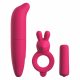 Classix - set vibrator rezistent la apă - 3 piese (roz)