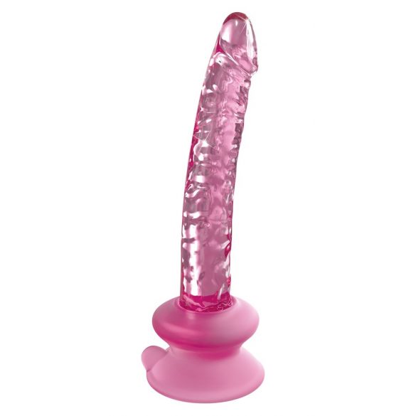 Dildo in Vetro a Forma di Pene Icicles No. 86 (Rosa)