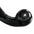 Icicles No. 87 - Black Glass G&P-Spot Dildo