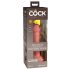 King Cock Elite 6 - připínací, realistické dildo (15 cm) - přírodní